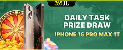 Daily iPhone 16 Pro Max Draw promotional banner